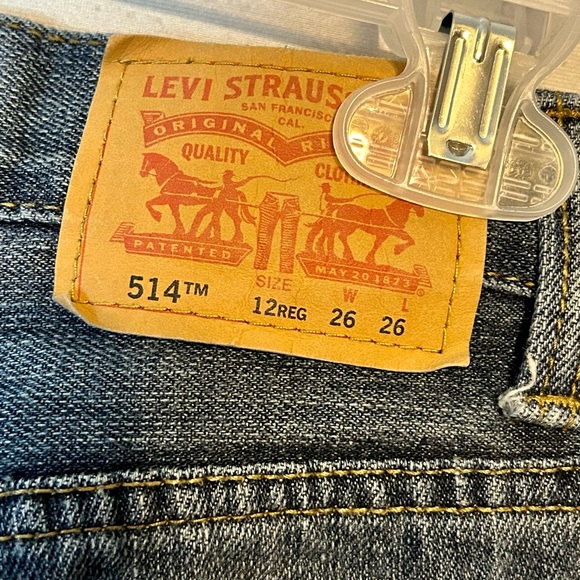 Boys Levi’s 514 Straight Leg Jeans- 12 regular - Picture 7 of 9